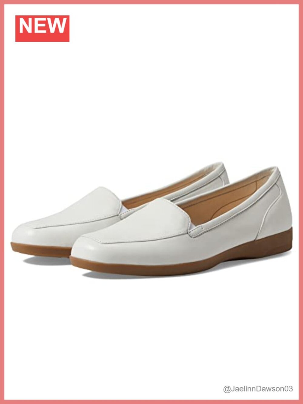 Easy Spirit Leather Slip On Loafers Padded Insole Comfort Casual Shoes